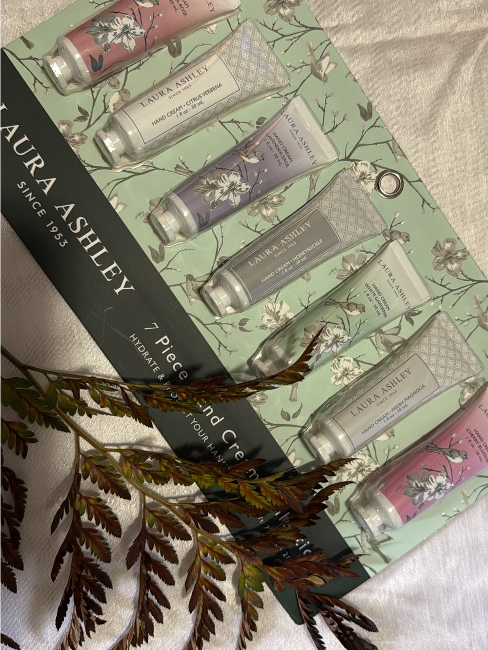 Laura Ashley Hand Cream Set - Mint, Purple, Pink